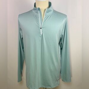 Costa Del Mar Voyage Light Blue Men's Quarter Zip
